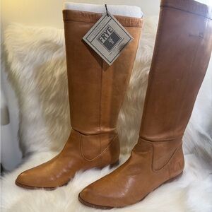 Frye Brown Leather Tall Boots